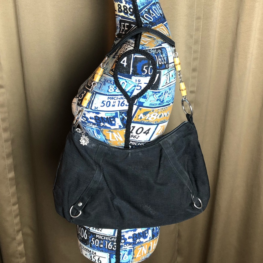 Sunny Hawaii Shoulder Bag with Wood Beaded Strap